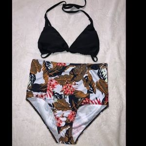 High waisted bikini